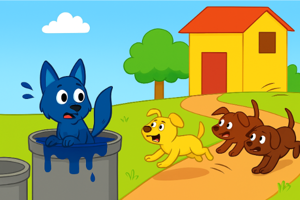 The Story of the Blue Jackal background picture