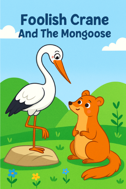 Foolish Crane And The Mongoose