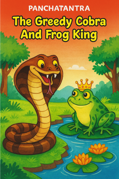 The Greedy Cobra And Frog King